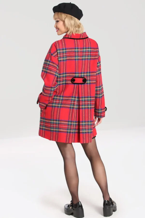 Hell Bunny Coats & Jackets>Stanley Coat Red
