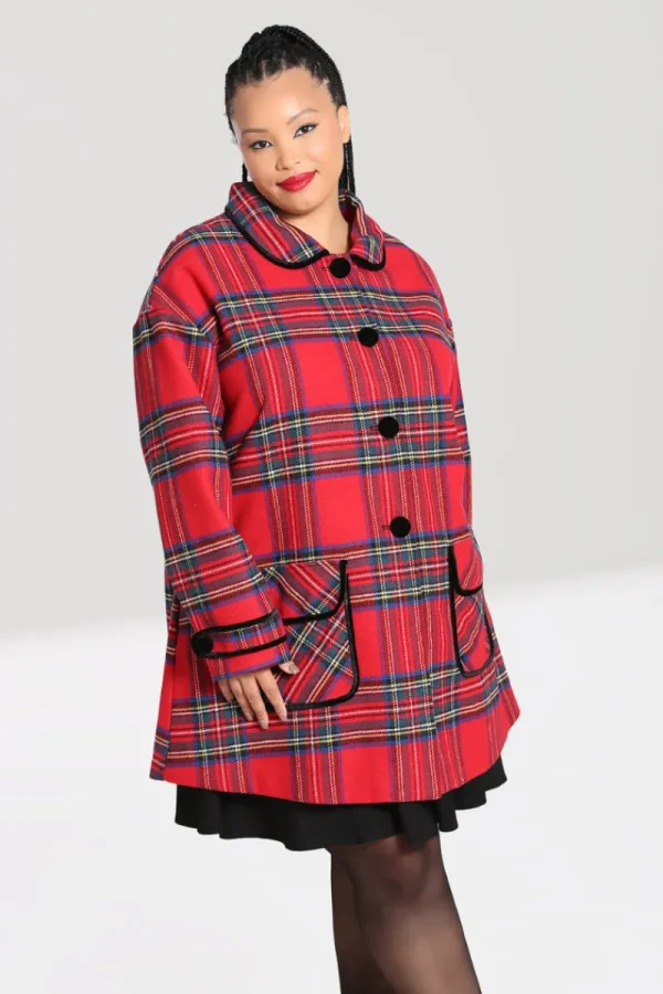 Hell Bunny Coats & Jackets>Stanley Coat Red
