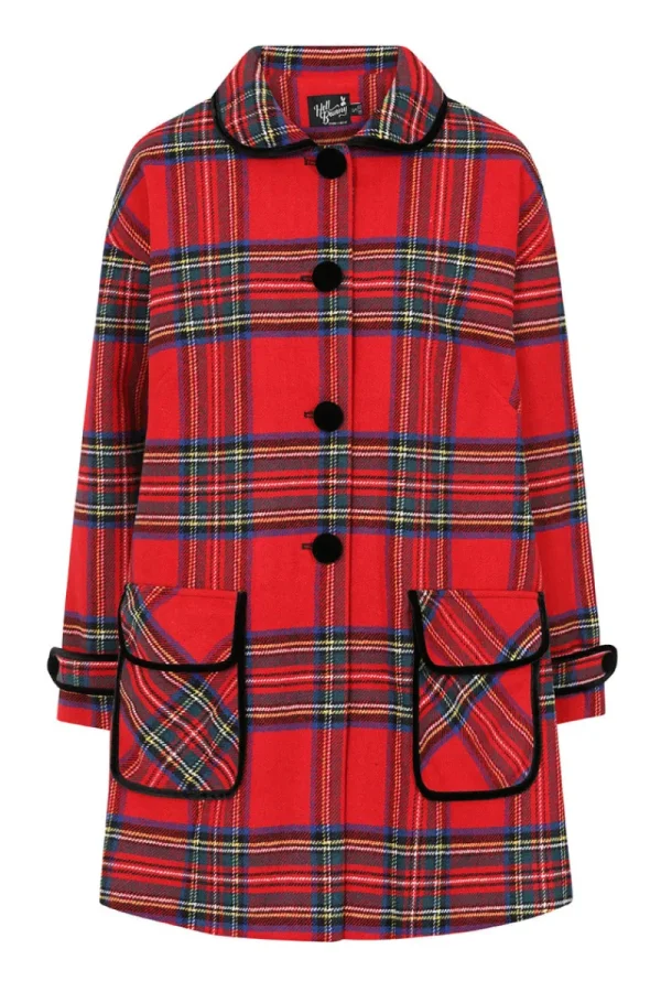 Hell Bunny Coats & Jackets>Stanley Coat Red