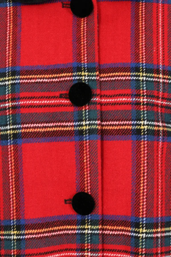Hell Bunny Coats & Jackets>Stanley Coat Red