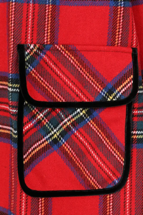Hell Bunny Coats & Jackets>Stanley Coat Red