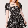Hell Bunny Dresses | Mini Dresses>Star Sign Mini Dress Black