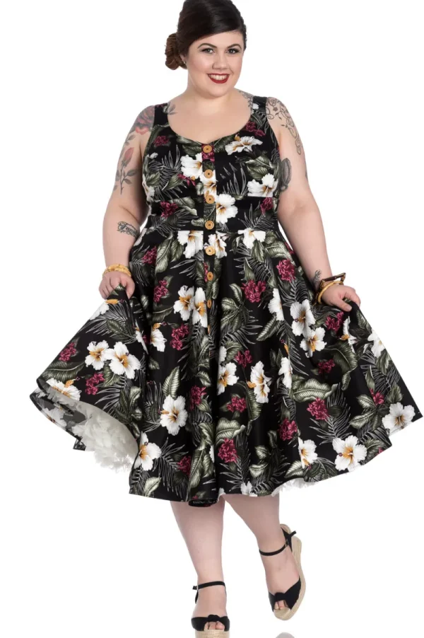 Hell Bunny Dresses | Dresses With Pockets>Tahiti 50's Dress