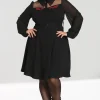 Hell Bunny Dresses | Dresses>Tallulah Mid Dress Black