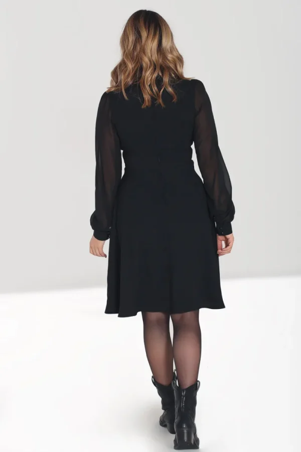 Hell Bunny Dresses | Dresses>Tallulah Mid Dress Black