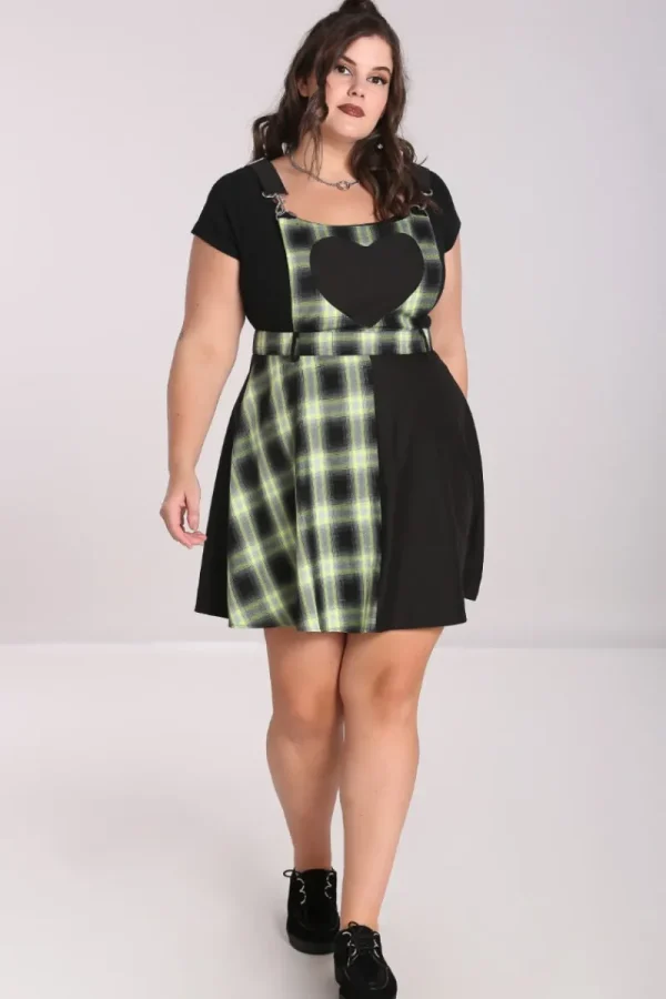 Hell Bunny Dresses | Dresses>Tammy Pinafore Dress Black