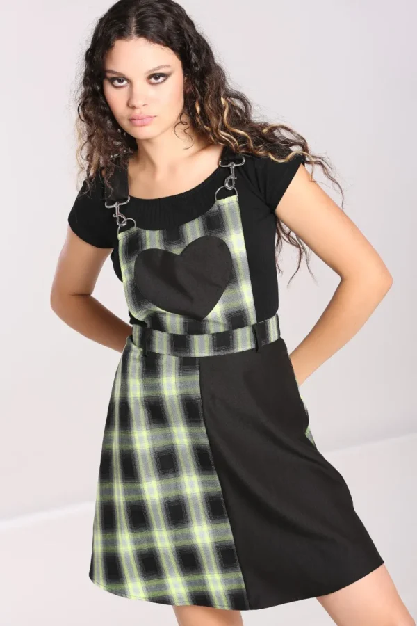 Hell Bunny Dresses | Dresses>Tammy Pinafore Dress Black