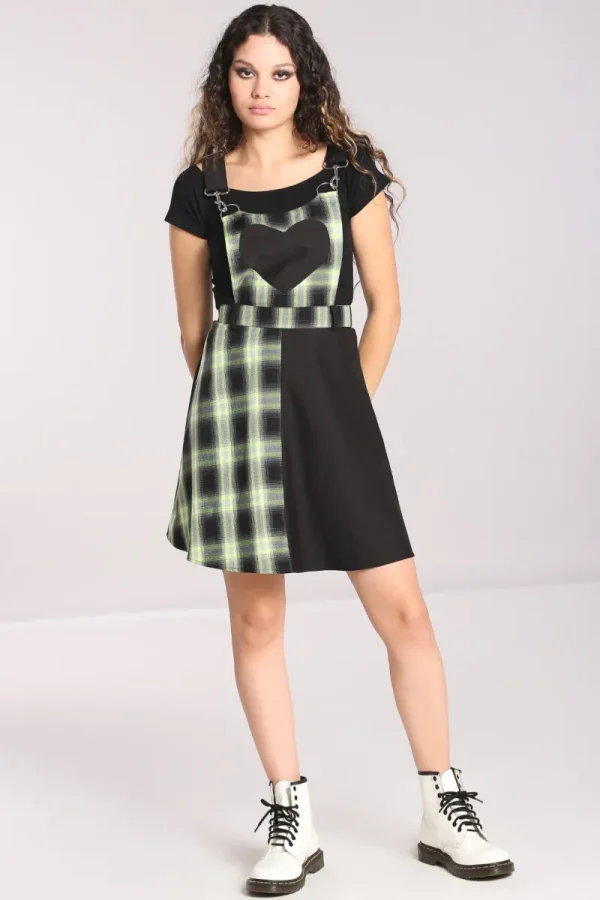 Hell Bunny Dresses | Dresses>Tammy Pinafore Dress Black