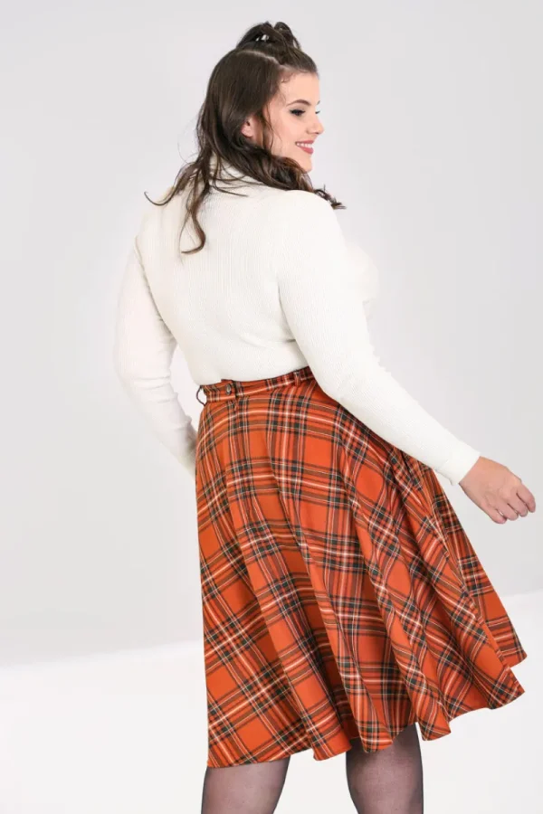 Hell Bunny Skirts | Skirts>Tawny Skirt Brown