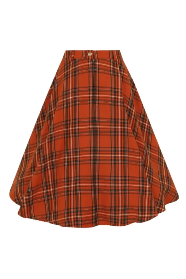 Hell Bunny Skirts | Skirts>Tawny Skirt Brown