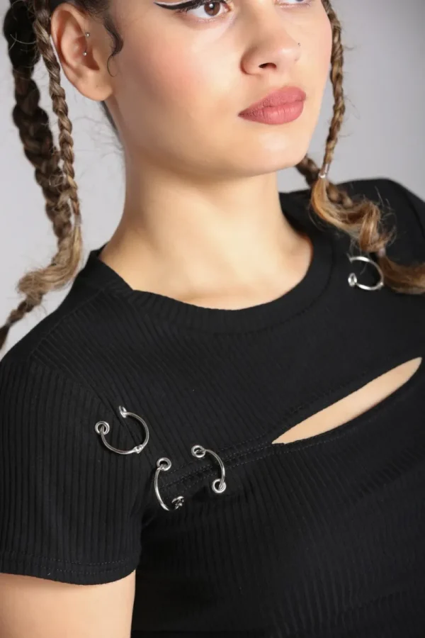 Hell Bunny Tops | Tops>Taylor Top Black