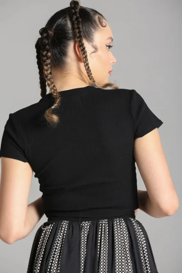 Hell Bunny Tops | Tops>Taylor Top Black