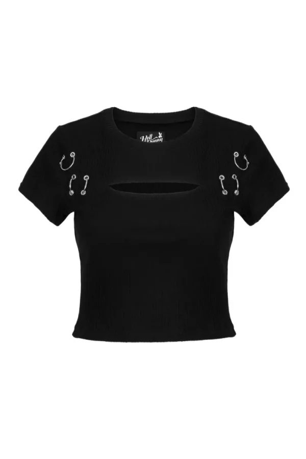 Hell Bunny Tops | Tops>Taylor Top Black