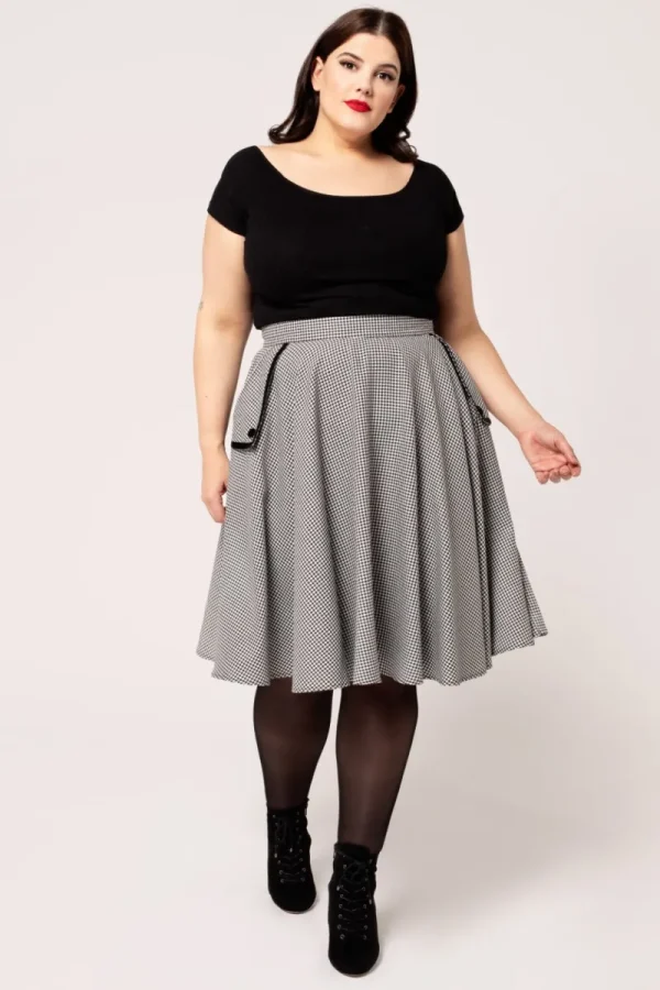 Hell Bunny Skirts | Skirts>Teddy Skirt Black/White