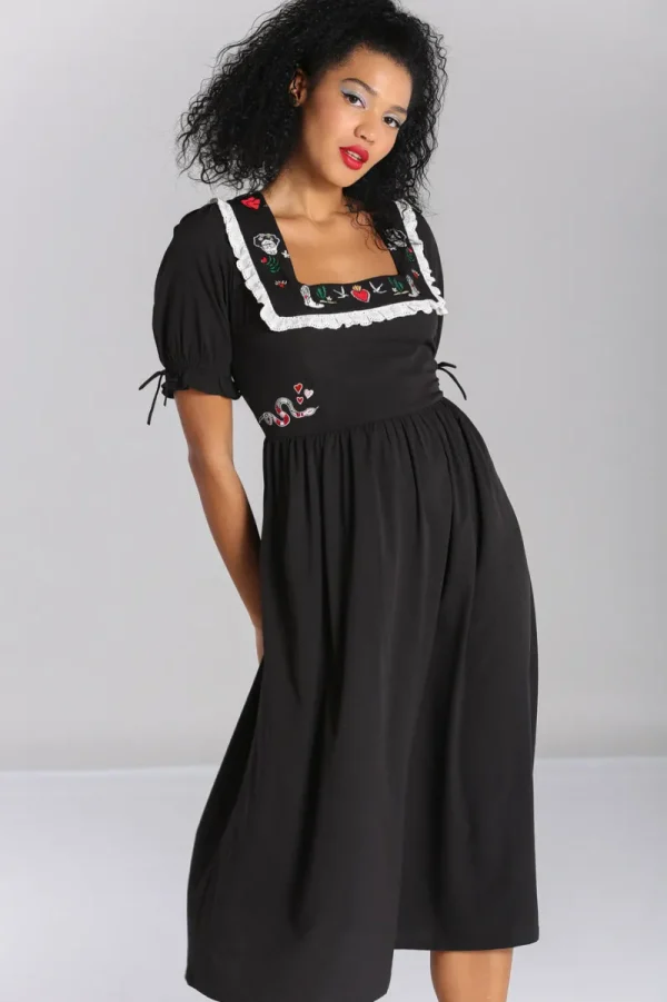 Hell Bunny Dresses | Maxi Dresses>Tessie Maxi Dress Black