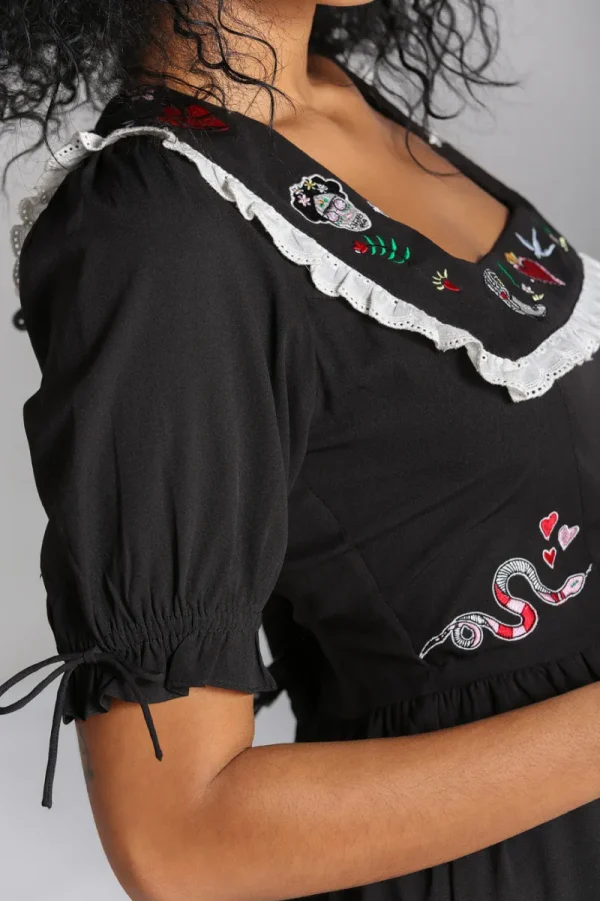 Hell Bunny Dresses | Maxi Dresses>Tessie Maxi Dress Black