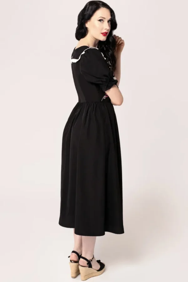 Hell Bunny Dresses | Maxi Dresses>Tessie Maxi Dress Black