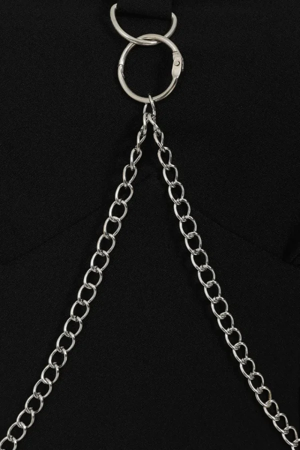 Hell Bunny Tops | Tops>Tifa Crop Top Black