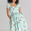 Hell Bunny Dresses | Dresses With Pockets>Tijuana Midi Dress Green