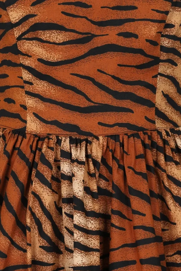 Hell Bunny Dresses>Tora 50's Dress Brown