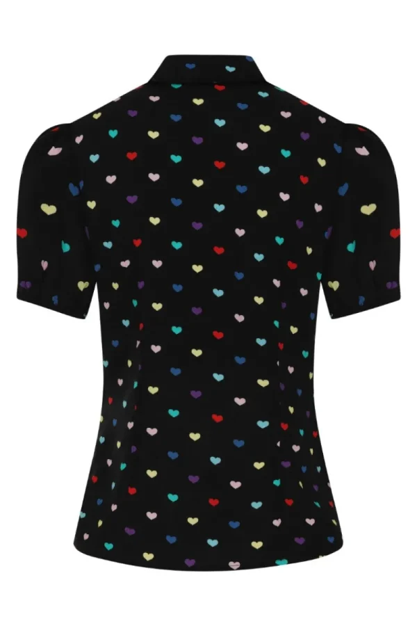 Hell Bunny Tops | Blouses>True Love Blouse Black
