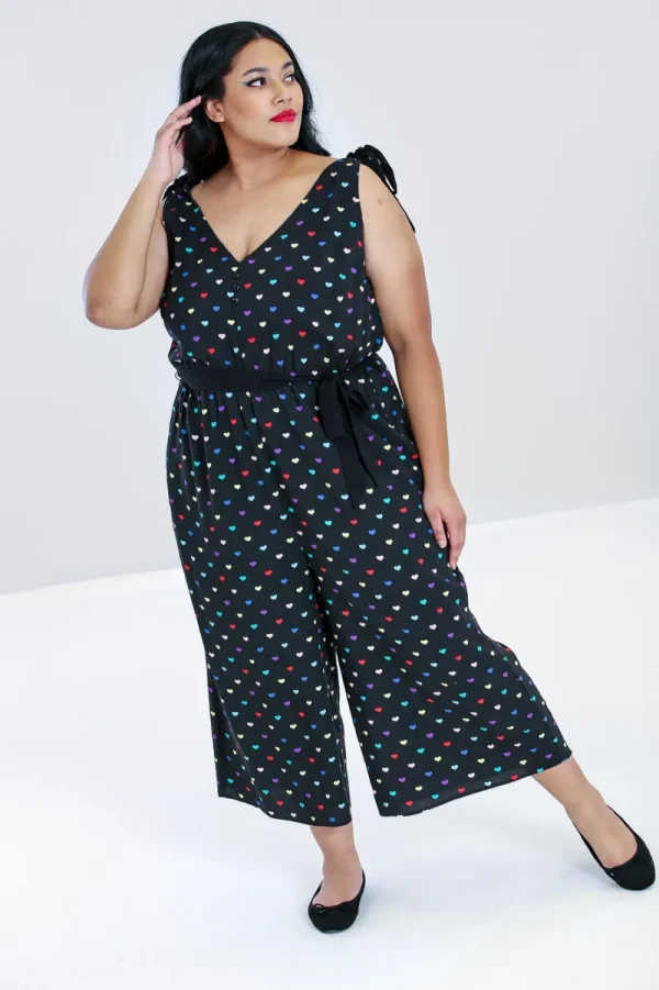 Hell Bunny Jumpsuits & Playsuits | Jumpsuits & Playsuits>True Love Jumpsuit Black
