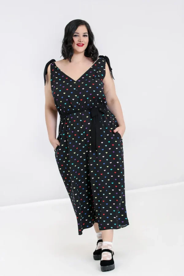 Hell Bunny Jumpsuits & Playsuits | Jumpsuits & Playsuits>True Love Jumpsuit Black