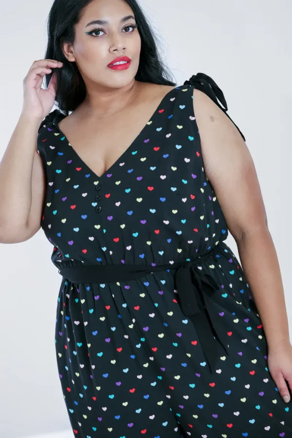 Hell Bunny Jumpsuits & Playsuits | Jumpsuits & Playsuits>True Love Jumpsuit Black