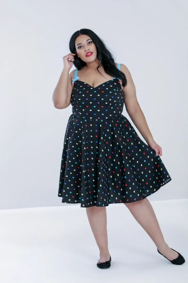 Hell Bunny Dresses | Dresses>True Love Mid Dress Black