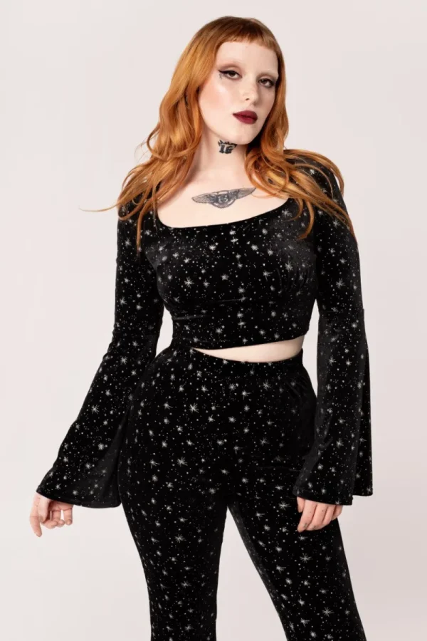 Hell Bunny Tops | Tops>Vela Top Black