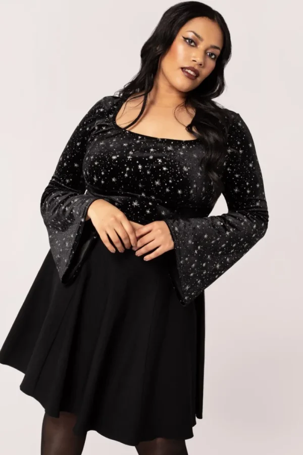 Hell Bunny Tops | Tops>Vela Top Black