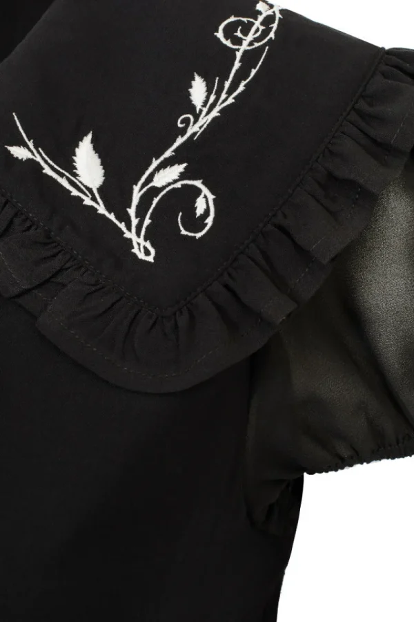 Hell Bunny Tops | Blouses>Vina Blouse Black
