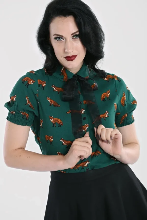 Hell Bunny Tops | Blouses>Vixey Blouse