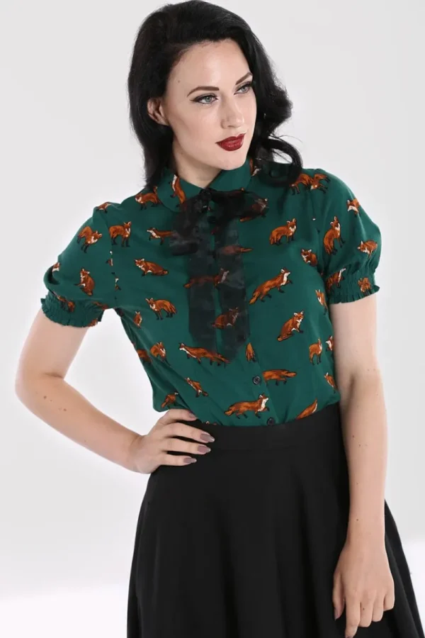 Hell Bunny Tops | Blouses>Vixey Blouse