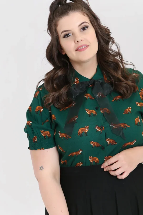 Hell Bunny Tops | Blouses>Vixey Blouse