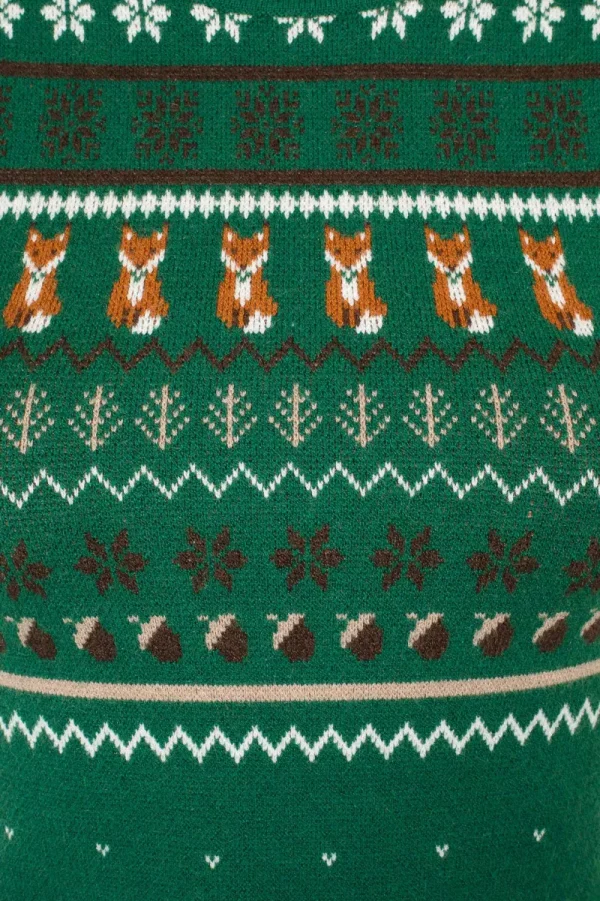 Hell Bunny Knitwear | Knitwear>Vixey Jumper Green