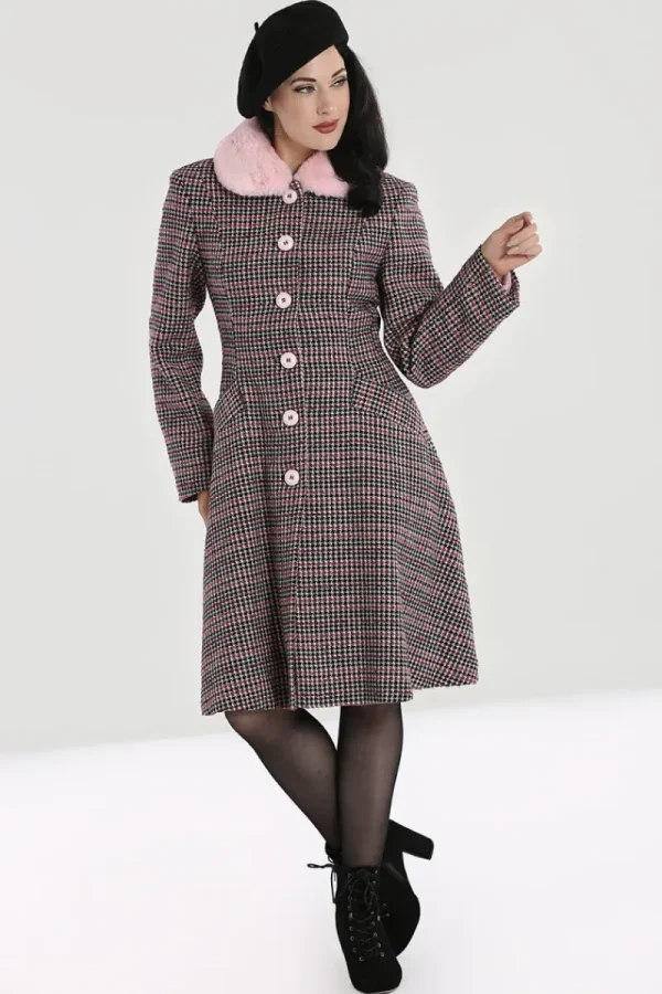 Hell Bunny Coats & Jackets>Watson Coat Pink