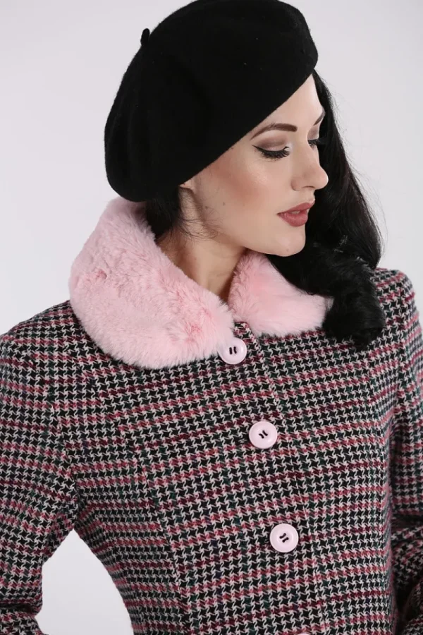 Hell Bunny Coats & Jackets>Watson Coat Pink