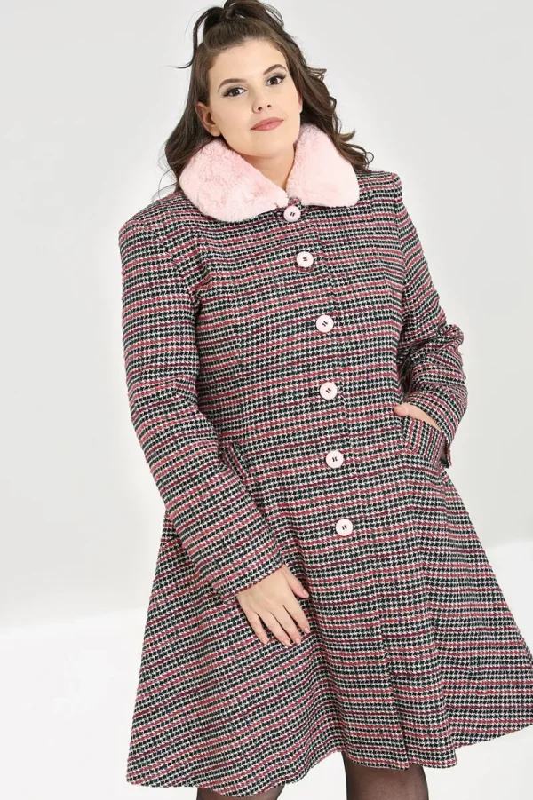 Hell Bunny Coats & Jackets>Watson Coat Pink