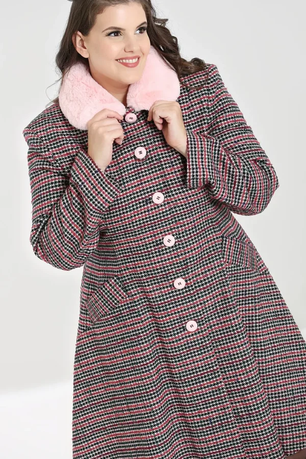 Hell Bunny Coats & Jackets>Watson Coat Pink