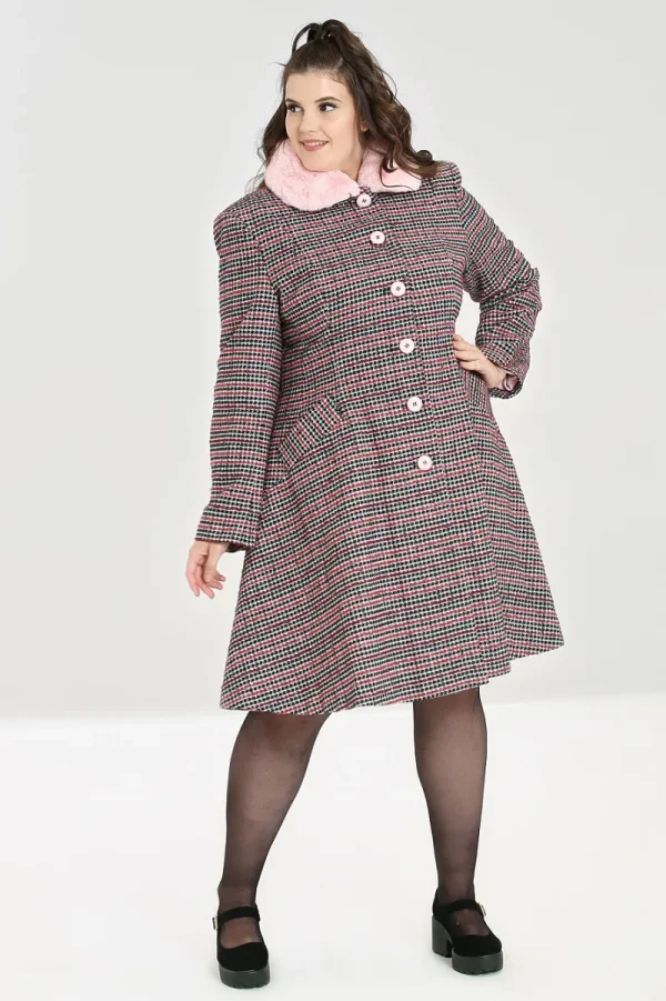 Hell Bunny Coats & Jackets>Watson Coat Pink