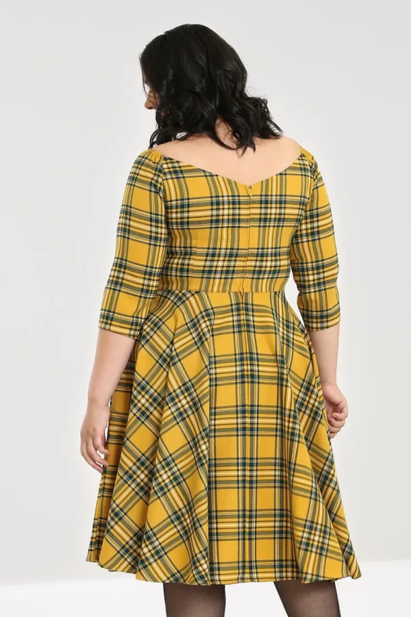 Hell Bunny Dresses | Dresses>Wither 50's Dress Mustard