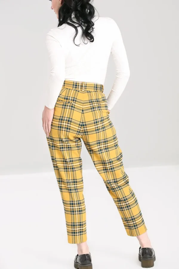 Hell Bunny Trousers & Shorts | Trousers & Shorts>Wither Trousers Mustard