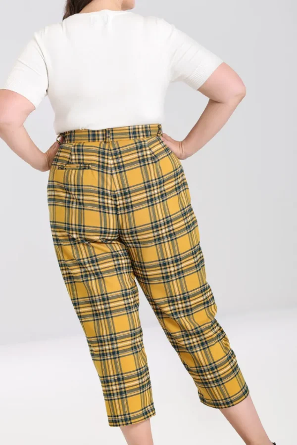 Hell Bunny Trousers & Shorts | Trousers & Shorts>Wither Trousers Mustard