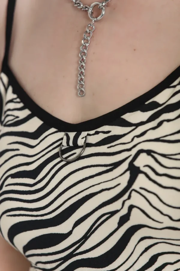 Hell Bunny Dresses>Zebra Maxi Dress Ivory