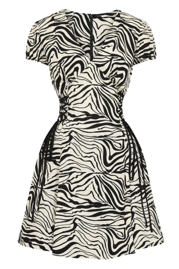 Hell Bunny Dresses | Dresses>Zebra Mini Dress Ivory