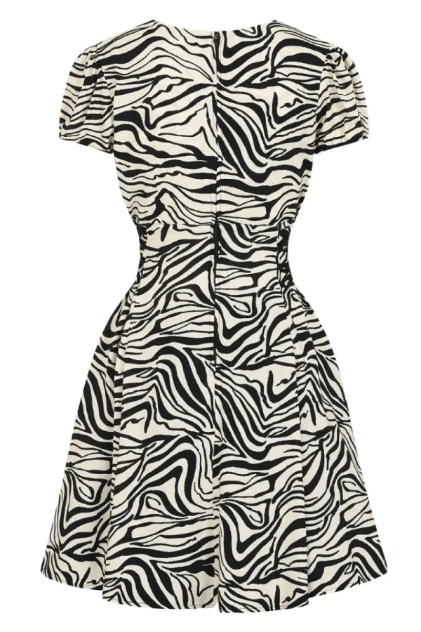 Hell Bunny Dresses | Dresses>Zebra Mini Dress Ivory