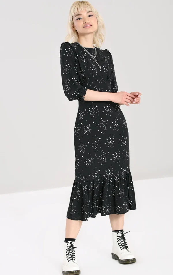 Hell Bunny Dresses | Dresses>Zodiac Maxi Dress Black