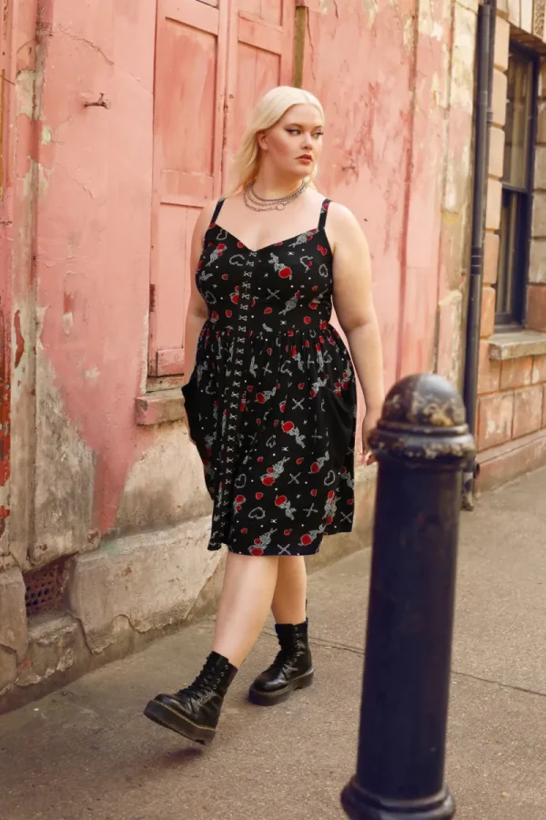 Hell Bunny Dresses | Dresses>Zoey Knee Dress Black