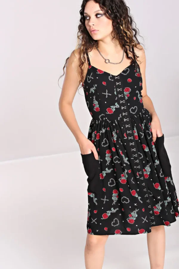 Hell Bunny Dresses | Dresses>Zoey Knee Dress Black